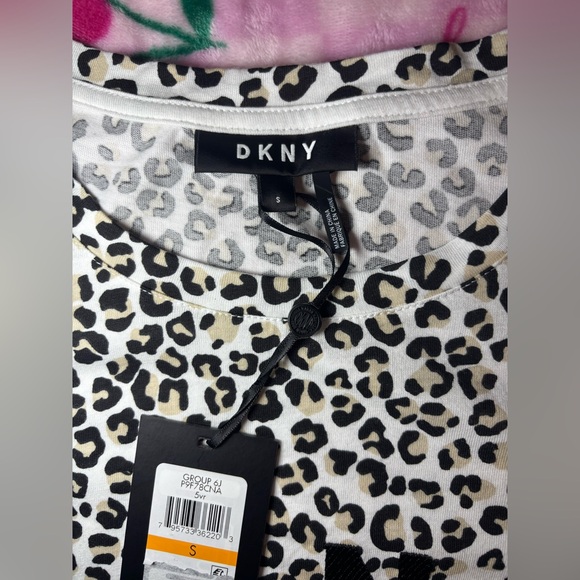 DKNY Cheetah Print Tshirt - Picture 3 of 8